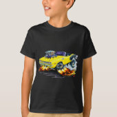1971 Hemi Cuda Yellow Convertible T-shirt (Voorkant)