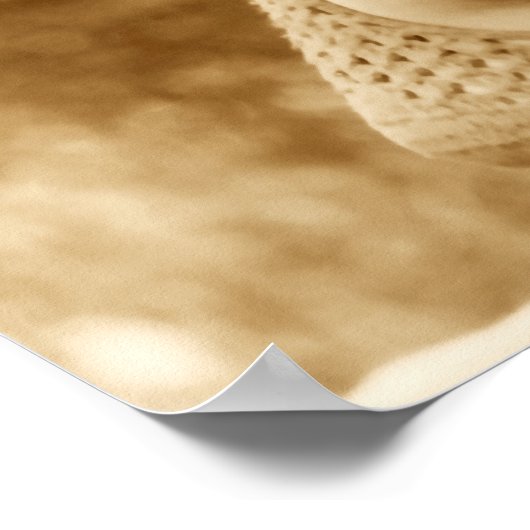 1971 Hippie Chick - Kunstafdrukken Poster (Hoek)