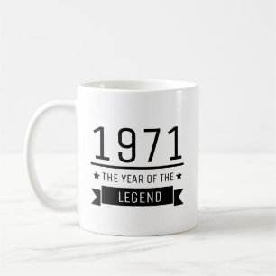 1971 Jaar van De Legende, 50e Verjaardag Cadeaus, Koffiemok