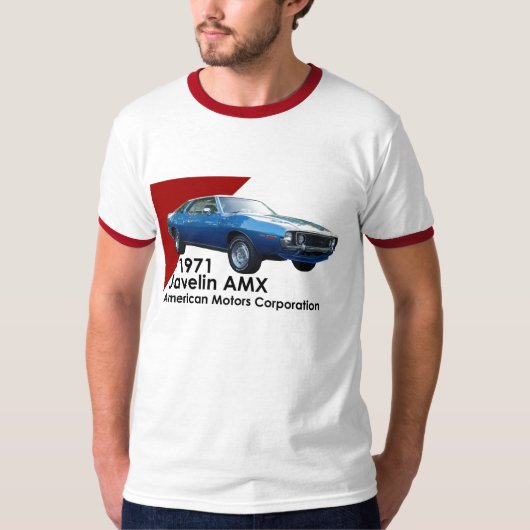 1971 Javelin AMX van AMC T-shirt (Voorkant)