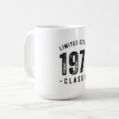 1971 Klassiek Geboortejaar Koffiemok (Voorkant links)