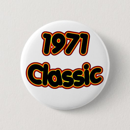 1971 Klassiek Ronde Button 5,7 Cm (Voorkant)