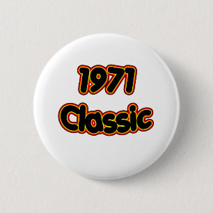 1971 Klassiek Ronde Button 5,7 Cm