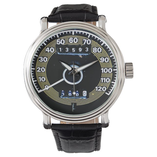 1971 Klassieke sportauto snelheidsmeter Horloge (Voorkant)