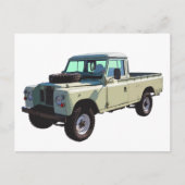1971 Land Rover Pickup Truck Briefkaart (Voorkant)