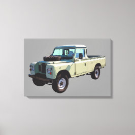 1971 Land Rover Pickup Truck Canvas Afdruk