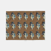 1971 Land Rover Pickup Truck Fleece Deken (Voorkant (Horizontaal))