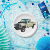 1971 Land Rover Pickup Truck Papieren Bordje (Feest)