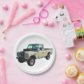 1971 Land Rover Pickup Truck Papieren Bordje (Feest)