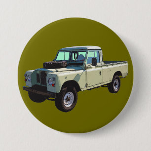 1971 Land Rover Pickup Truck Ronde Button 7,6 Cm