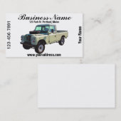 1971 Land Rover Pickup Truck Visitekaartje (Voorkant / Achterkant)
