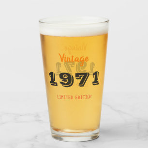 1971 Limited Edition – 55th Birthday Glass Glas