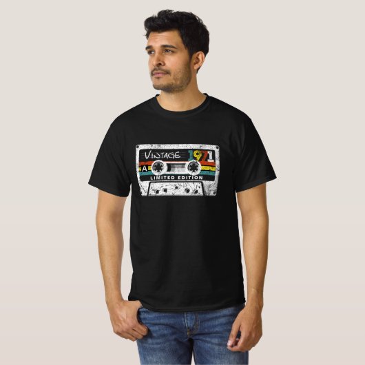  1971 Limited Edition cassette T-shirt (Voorkant volledig)