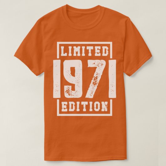 1971 Limited Edition T-shirt (Design voorkant)