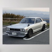 1971 Nissan Skyline 2000GT GT-R Poster (Voorkant)