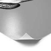 1971 Oldsmobile Cutlass Opperste Car Illustration Foto Afdruk (Hoek)