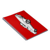 1971 Oldsmobile Cutlass Opperste Car Illustration Notitieboek (Rechterzijde)