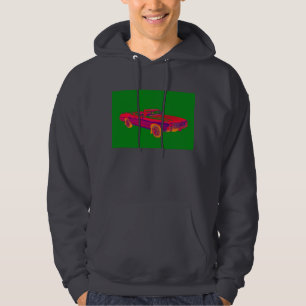 1971 Oldsmobile Cutlass Opperste Muscle Pop Art Hoodie