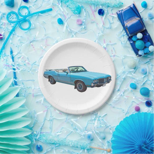 1971 Oldsmobile Cutlass Opperste Spierauto Papieren Bordje (Feest)