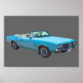 1971 Oldsmobile Cutlass Opperste Spierauto Poster (Voorkant)
