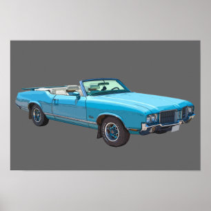 1971 Oldsmobile Cutlass Opperste Spierauto Poster