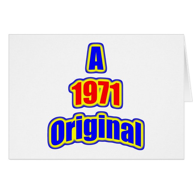 1971 Oorspronkelijk Bl Red (Voorkant Horizontaal)