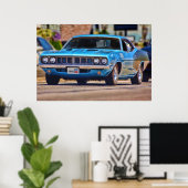 1971 Plymouth "Cuda 383 Poster (Thuiskantoor)