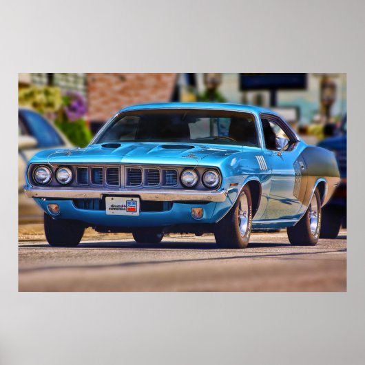 1971 Plymouth "Cuda 383 Poster (Voorkant)