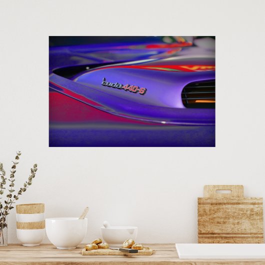 1971 Plymouth "Cuda 440-6 Poster (Keuken)