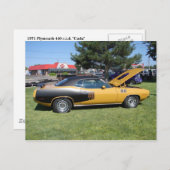 1971 Plymouth "Cuda" 440 Briefkaart (Voorkant / Achterkant)