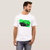 1971 Plymouth Cuda Convertible Car Tshirt (Voorkant volledig)