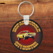 1971 Plymouth Duster Sleutelhanger. Sleutelhanger (Voorkant)