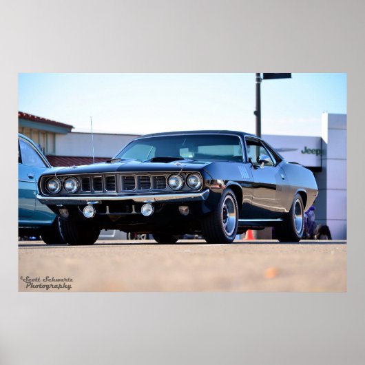 1971 Plymouth Hemi Cuda Poster (Voorkant)
