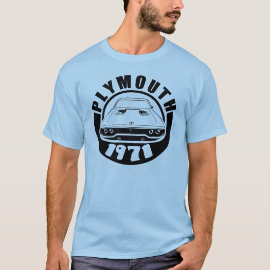 1971 Plymouth Roadrunner Satellite Shirt (Voorkant)