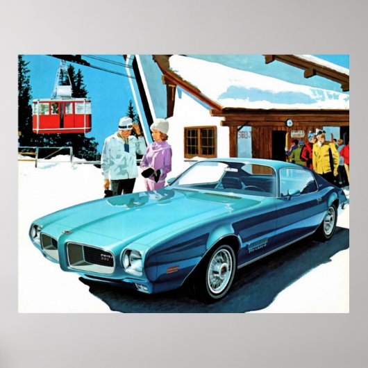 1971 Pontiac Firebird Espirit Poster (Voorkant)