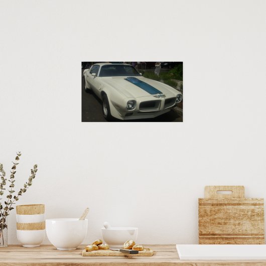 1971 Pontiac Trans Am Hardtop Poster (Keuken)