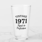 1971 tot in de perfectie 50ste verjaardagscadeau glas (Voorkant)