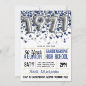 1971 Uitnodiging tot hereniging van de middelbare (Voorkant)