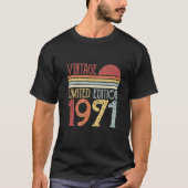 1971  vogelretro t-shirt (Voorkant)