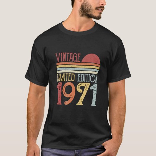 1971 vogelretro t-shirt (Voorkant)