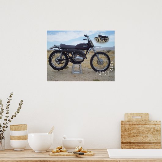 1971 Yamaha RT1 360MX Poster (Keuken)