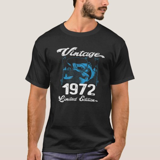  1972 - 50 jaar oude Geviste overzeese visserij T-shirt (Voorkant)