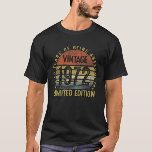 1972 50e verjaardag 50 jaar oude Vintage T-shirt