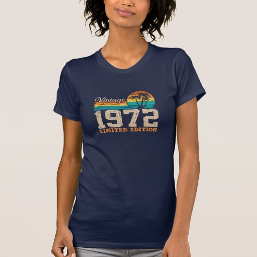  1972 50e verjaardag van de cadeau t-shirt (Voorkant)