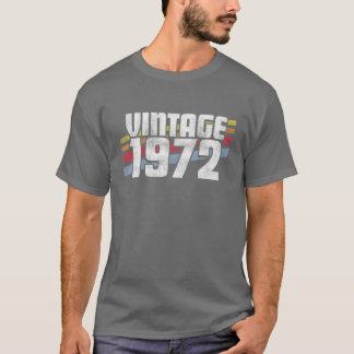  1972 50ste verjaardag Mannen van de geboorte Vrou T-shirt
