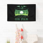 1972 70ste verjaardag Golf Lover Spandoek (Insitu)