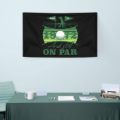 1972 70ste verjaardag Golf Lover Spandoek (Beurs)