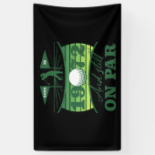 1972 70ste verjaardag Golf Lover Spandoek (Verticaal)
