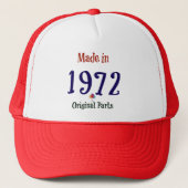 1972 Birthday Humor Trucker Pet (Voorkant)