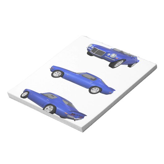 1972 Camaro: Notitieblok (Linkerzijde)